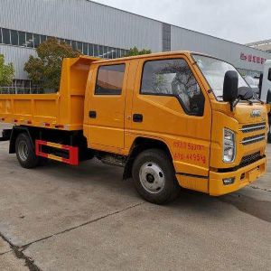 國六江鈴自卸式垃圾車(chē)