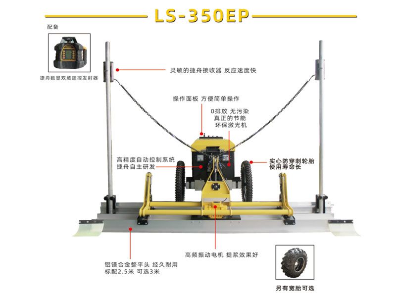鋰電池激光整平機LS-350EP