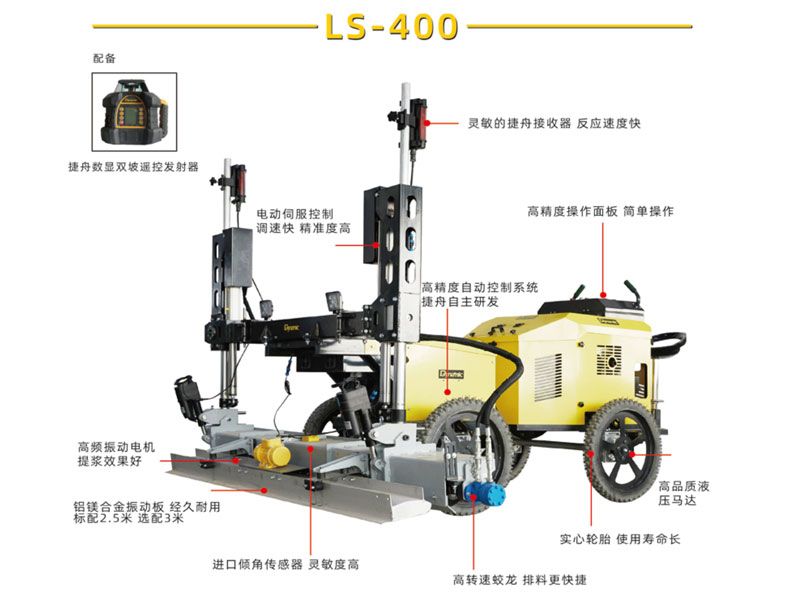 駕駛型激光整平機LS-400